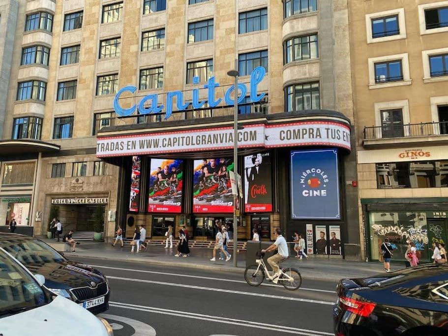 Apartamento En Gran Via De Madrid 45 4 Eksteriør billede