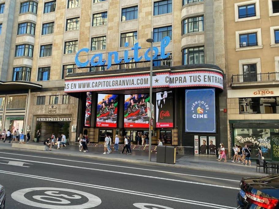 Apartamento En Gran Via De Madrid 45 4 Eksteriør billede